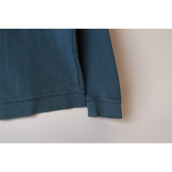Peloton Sweatshirt Cotton Crew Neck Logo Size Large Indigo Blue with Logo - Picture 4 of 12